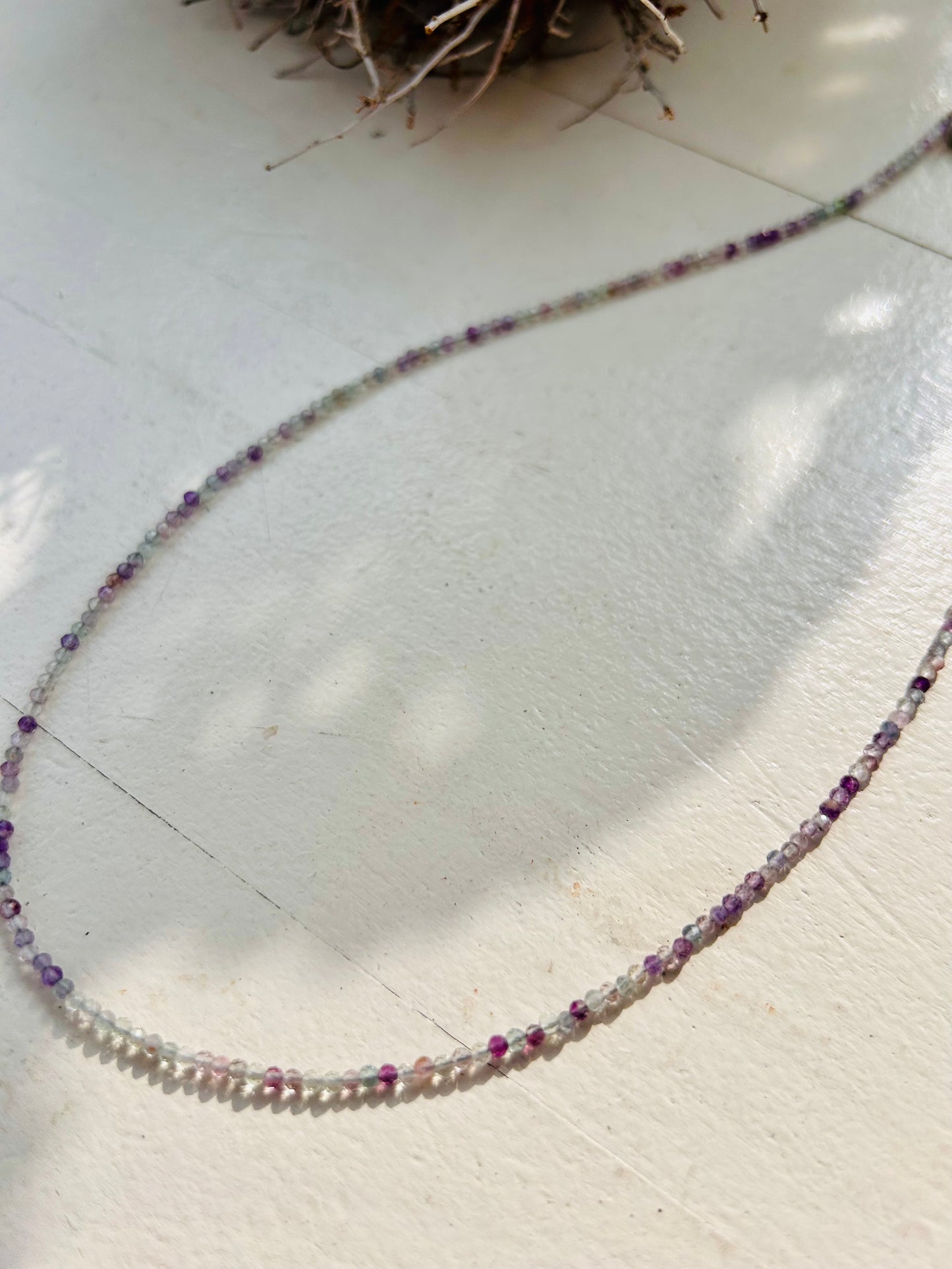 Fluorit – Zarte Edelstein-Kette