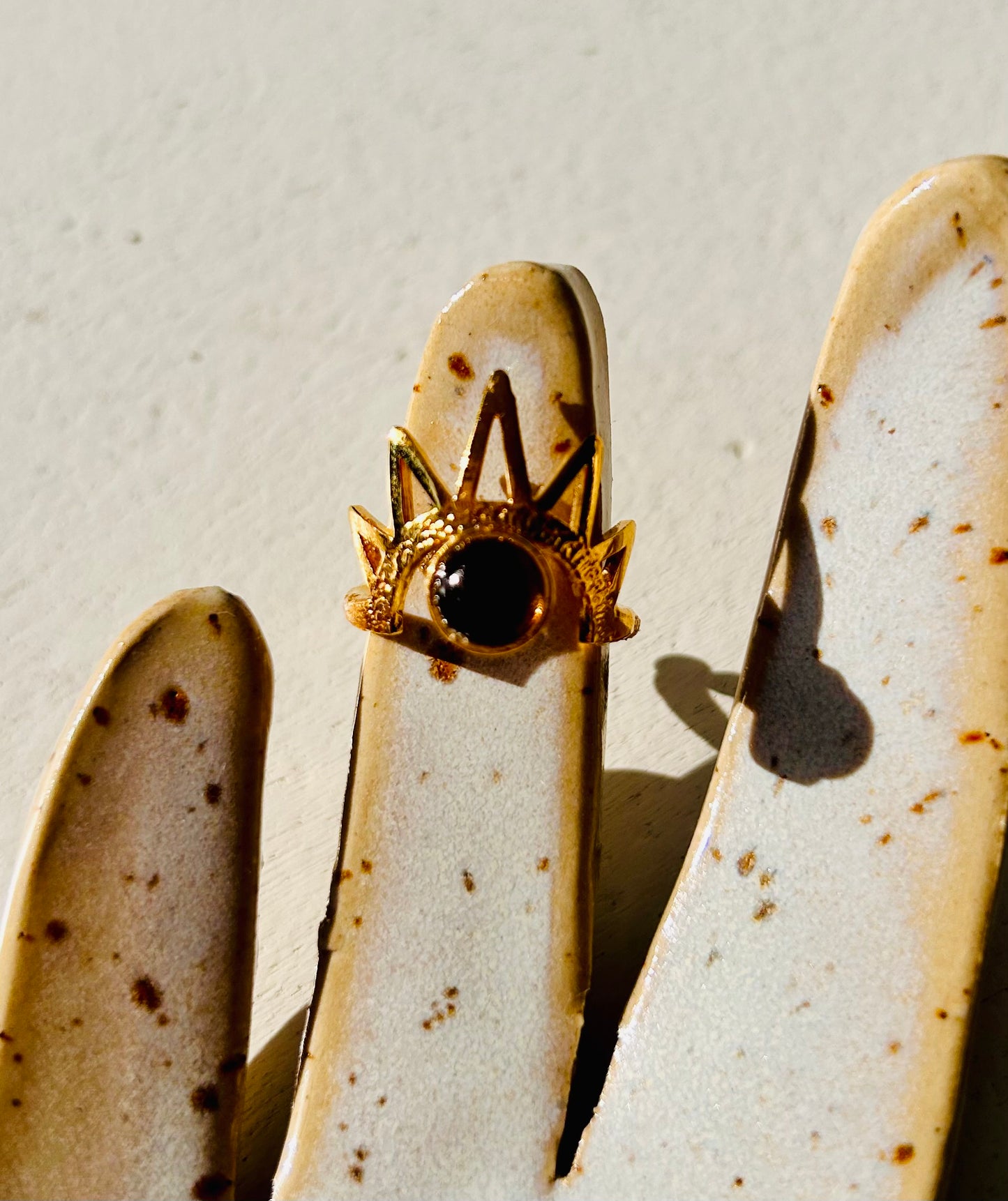 Ring - Isis Regenbogenmondstein | Onyx | Carneol | Amethyst
