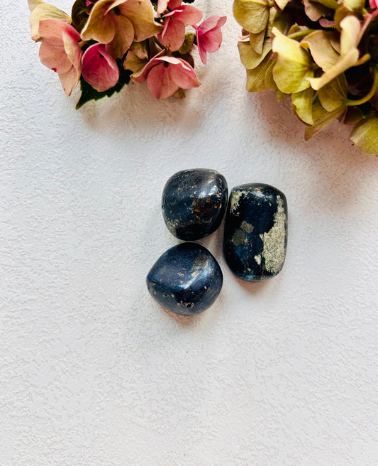 Covellin Trommelstein