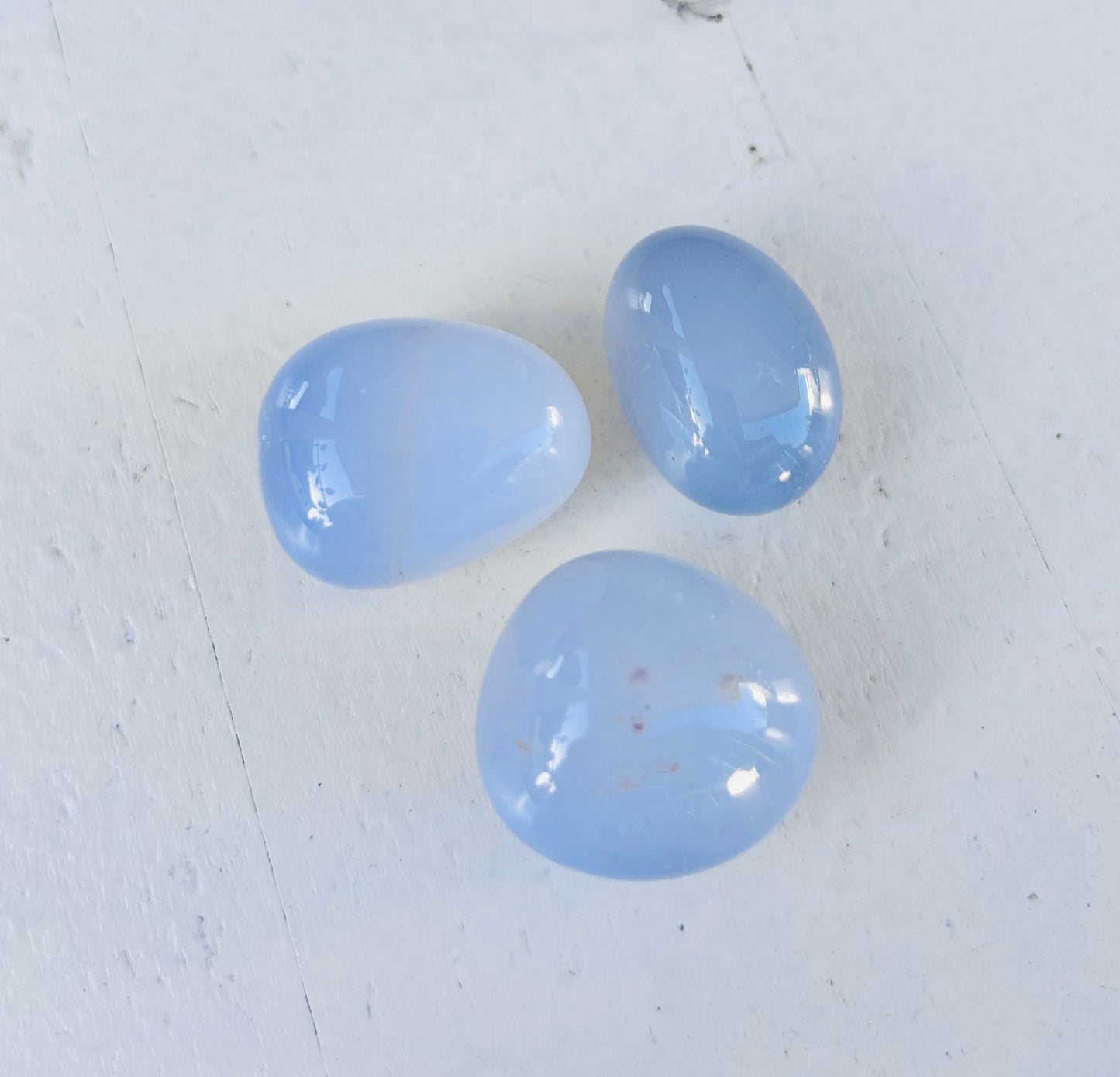 Chalcedon Trommelstein Extra Qualität