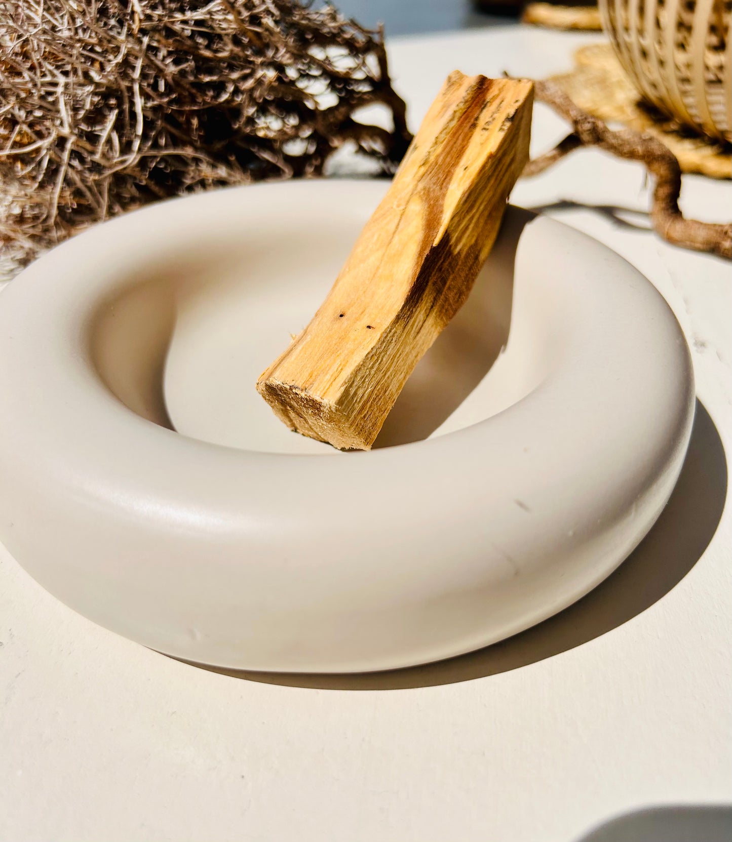 Räucherschale Set Salbei oder Palo Santo