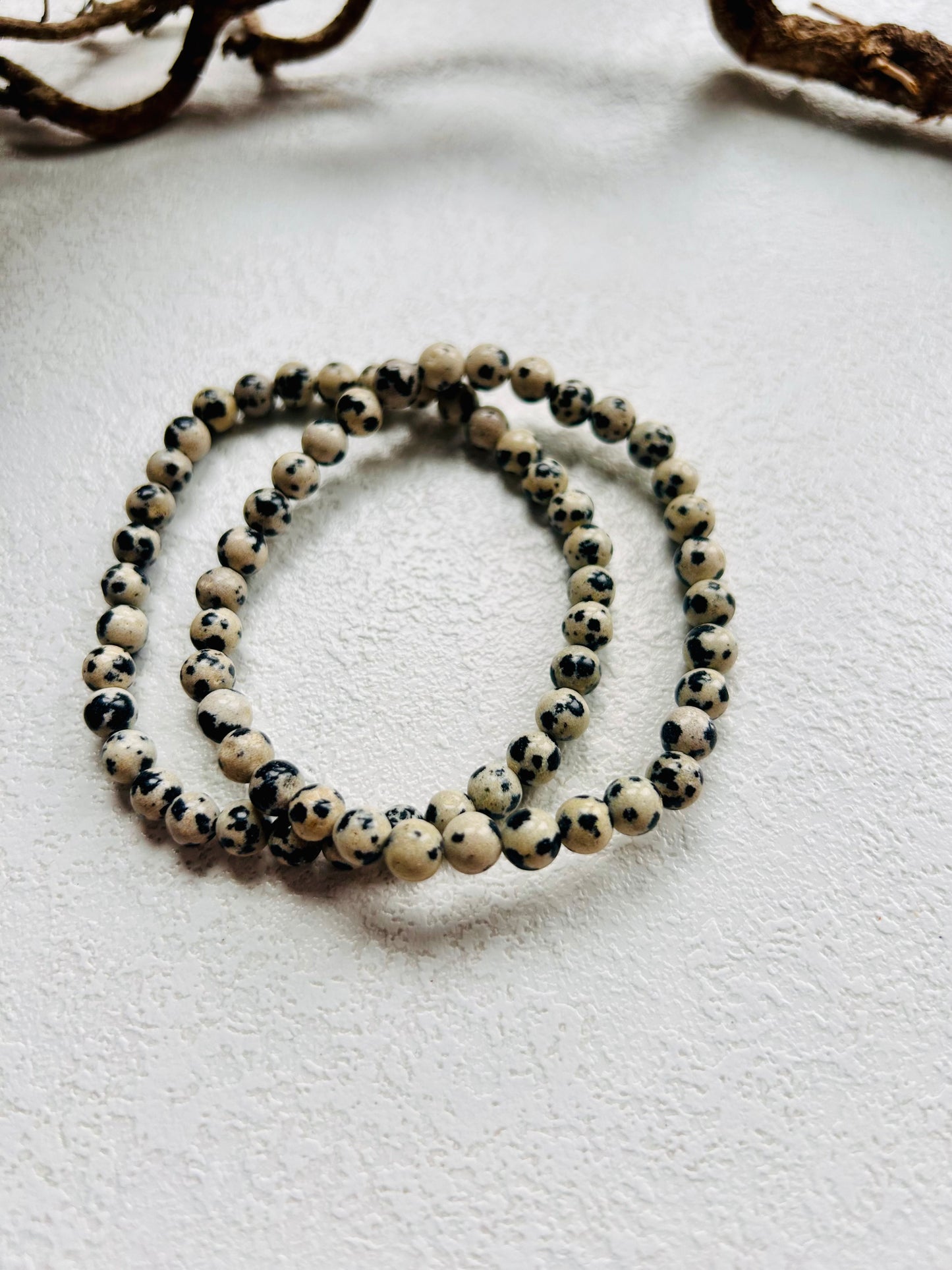 Dalmatiner Jaspis Armband