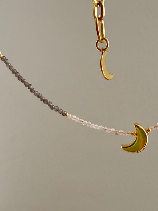 Mondstein-Kette - Luna Trinity | Limited Edition