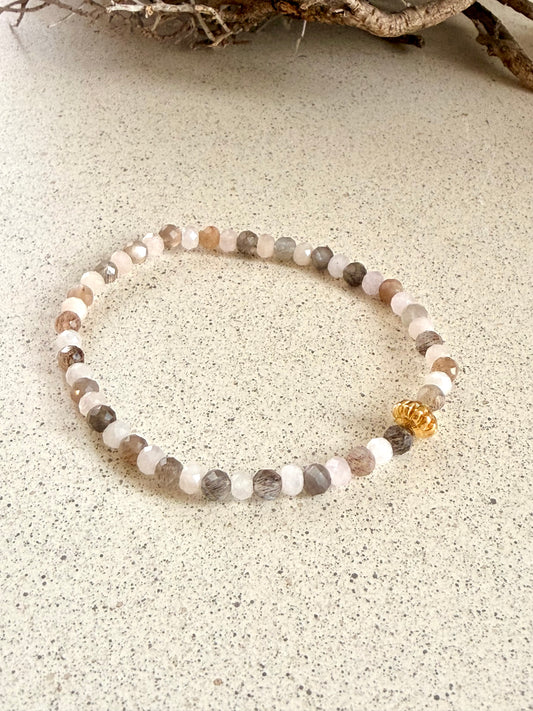 Rhiannon - Armband | Mondstein Morganit Kunzit Armband Limited Edition