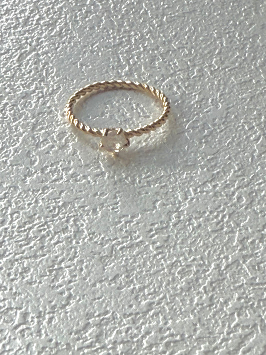 Lunéa Silberrring 18 ct vergoldet