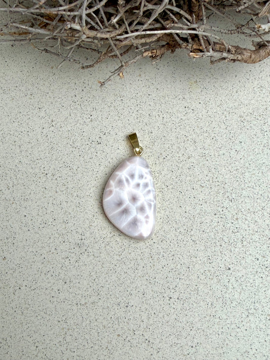 Pink Natrolith – Anhänger