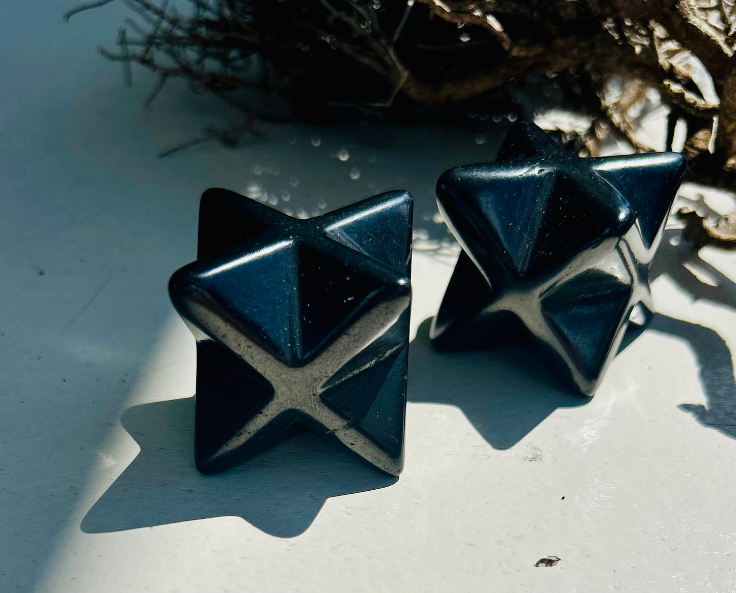Schungit Merkaba Würfel