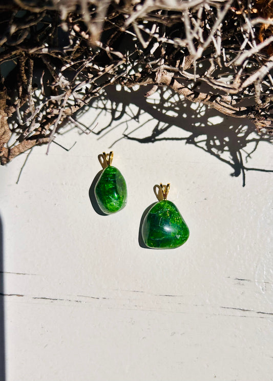 Chromdiopsid Ketten Anhänger