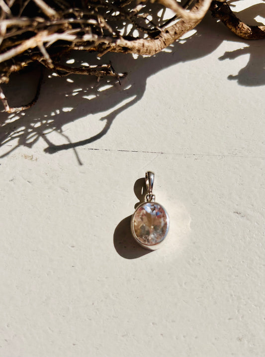 Danburit 925 Silber Anhänger | verschiedene Stile