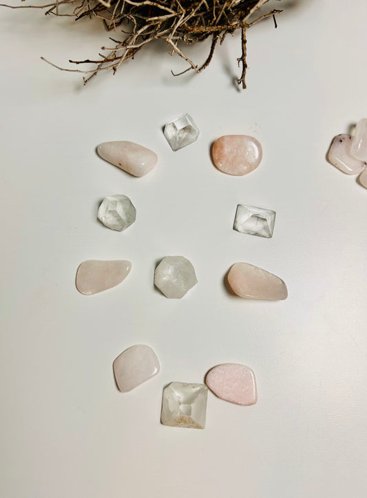 Crystal Grid Set mit Apophyllit & Petalit – Ein Portal für Klarheit und Leichtigkeit