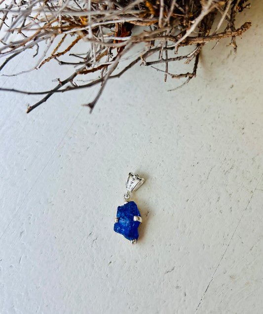 Tansanit Kettenanhänger – 925 Silber