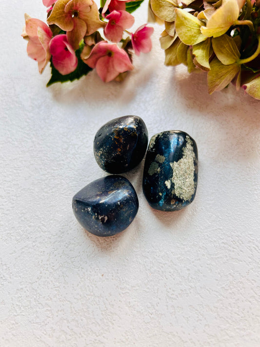 Covellin Trommelstein