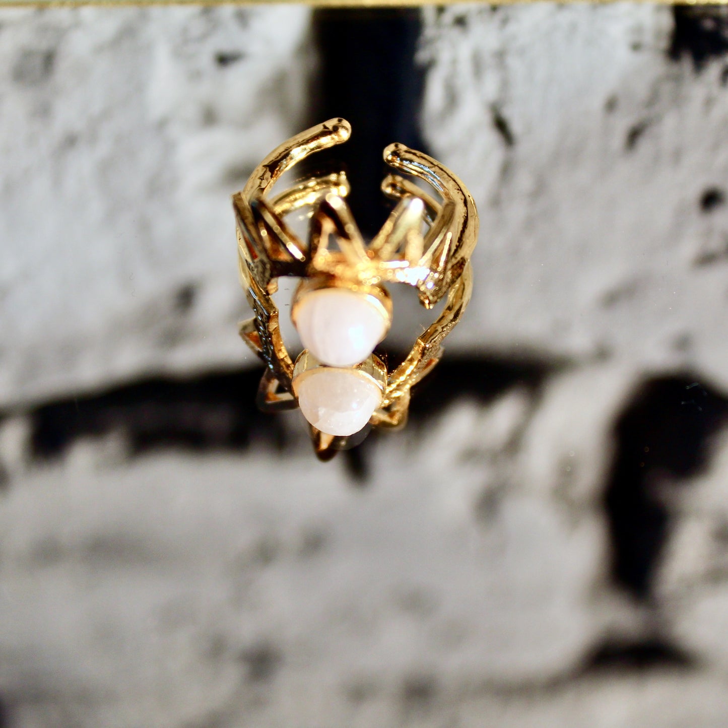 Ring - Isis Regenbogenmondstein | Onyx | Carneol | Amethyst