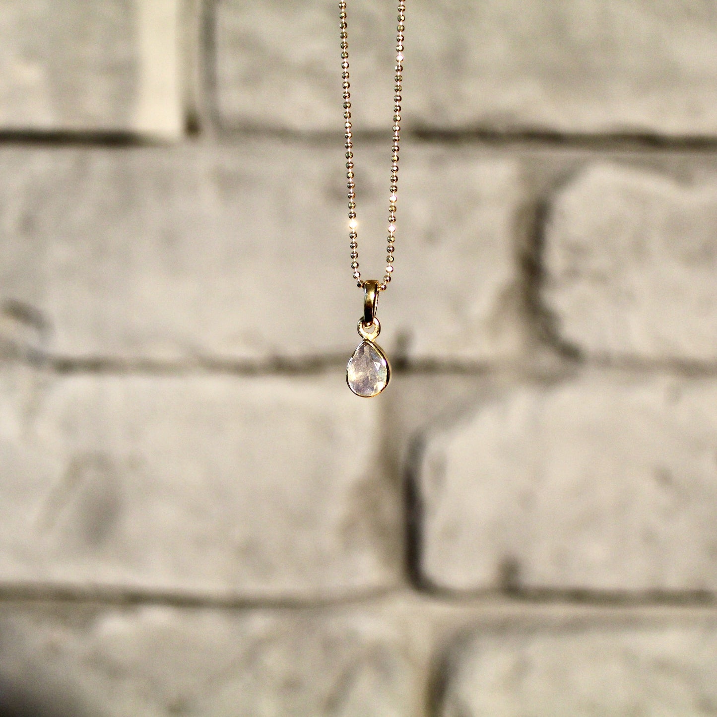 Labradorit Anhänger 925 Silber | 24k Gold