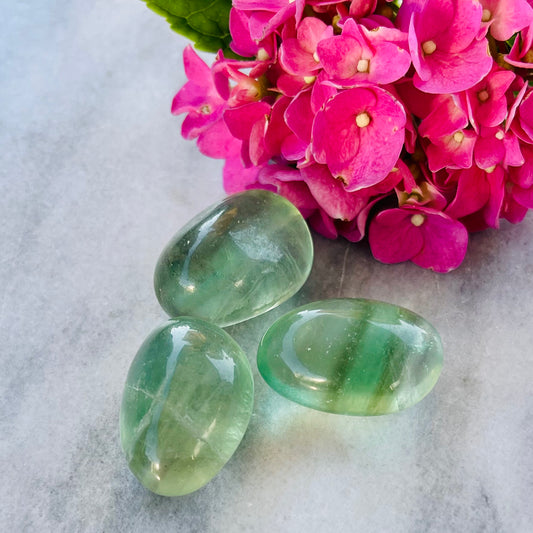 Fluorit Trommelstein