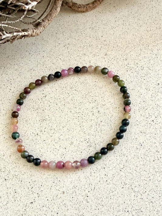Turmalin bunt–  Armband