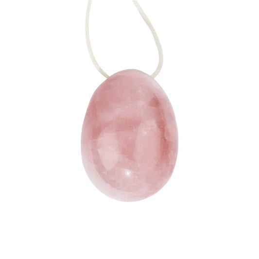 Yoni-Ei aus Obsidian & Rosenquarz  |  Bewusste Verbindung mit deiner weiblichen Energie.