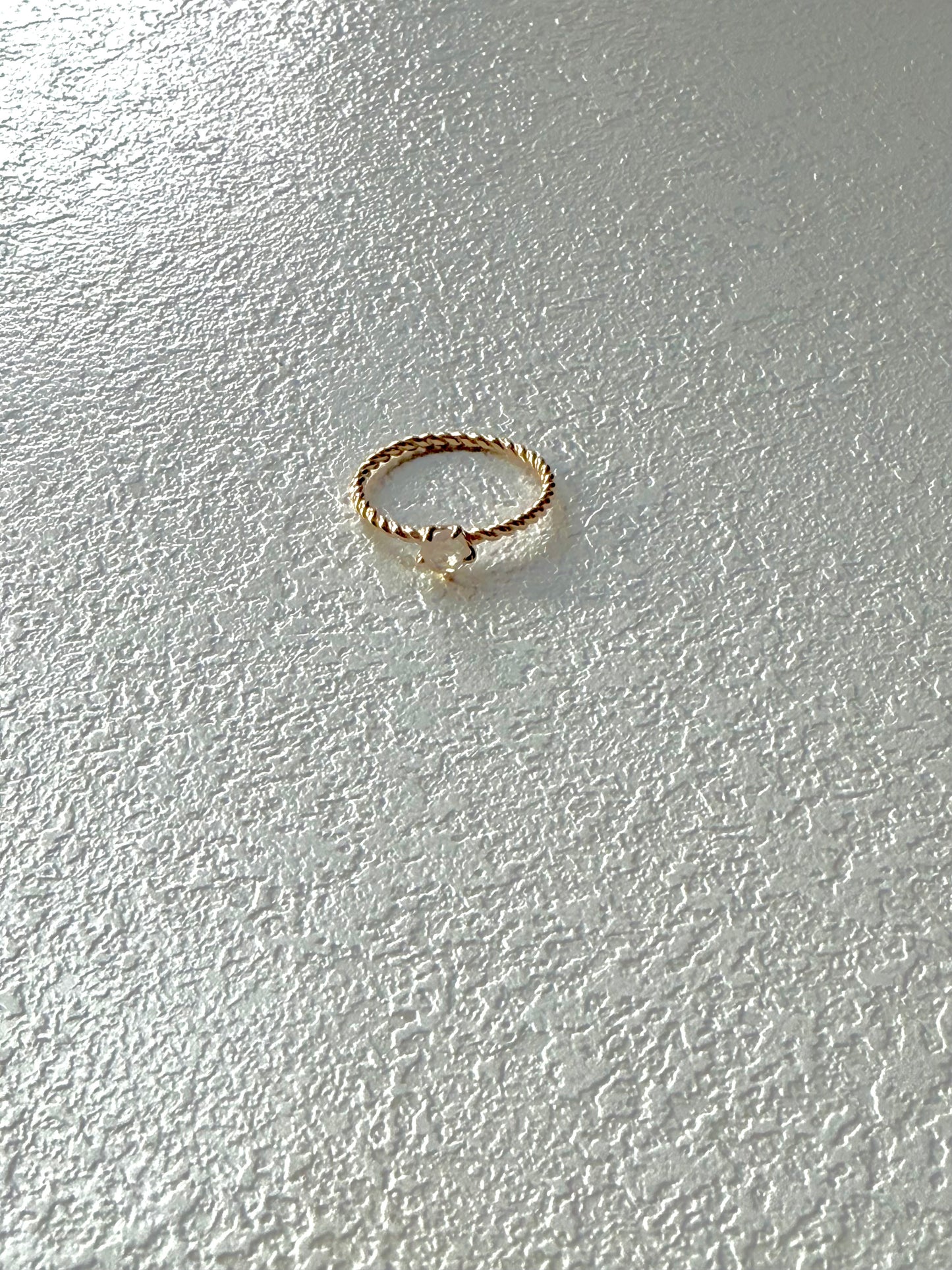 Lunéa Silberrring 18 ct vergoldet