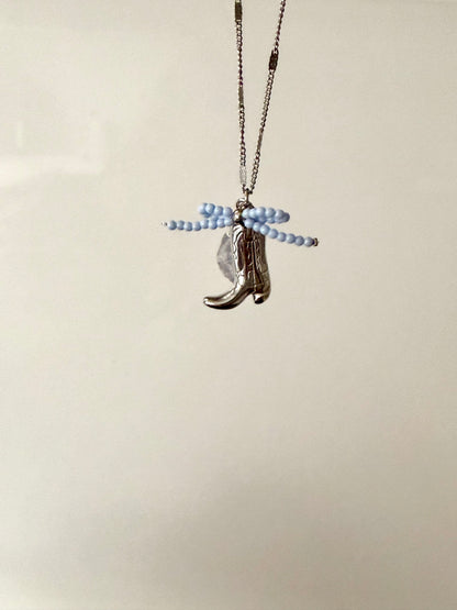 Beth · Ranch Girl Kette mit Coelestin | Limited Edition