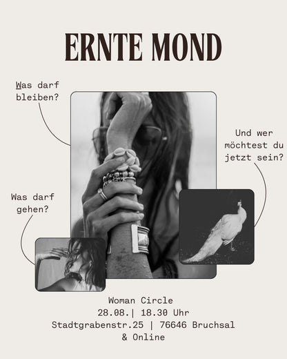 Mondkreis & Eclipse Portal 28.08.2026: Live-Transformation zum Erntemond in Bruchsal & Online