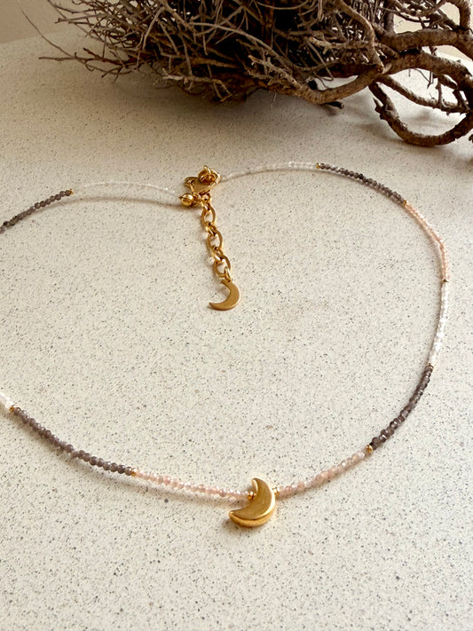 Mondstein-Kette - Luna Trinity | Limited Edition