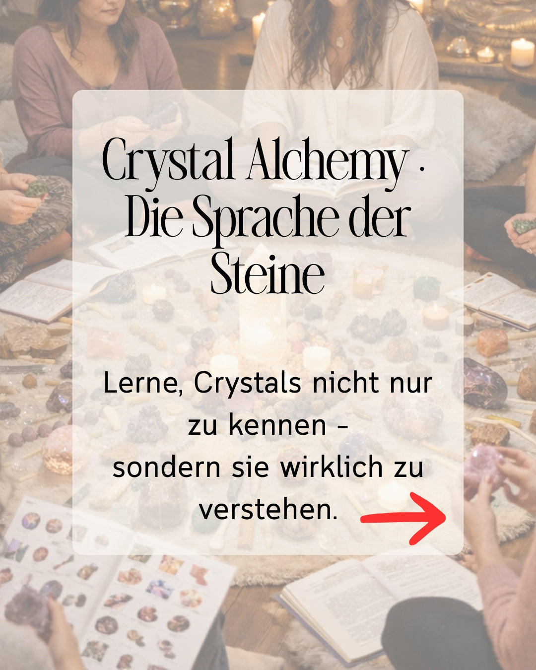Crystal Alchemy – Die Sprache der Steine | Steinheilkunde Workshop | HEJLUNA Bruchsal