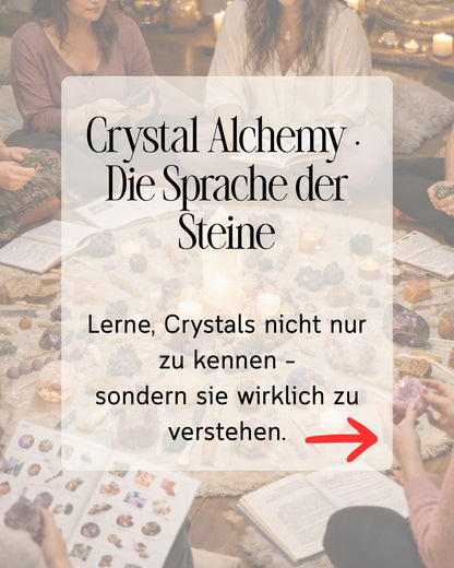 Crystal Alchemy – Die Sprache der Steine | Steinheilkunde Workshop | HEJLUNA Bruchsal