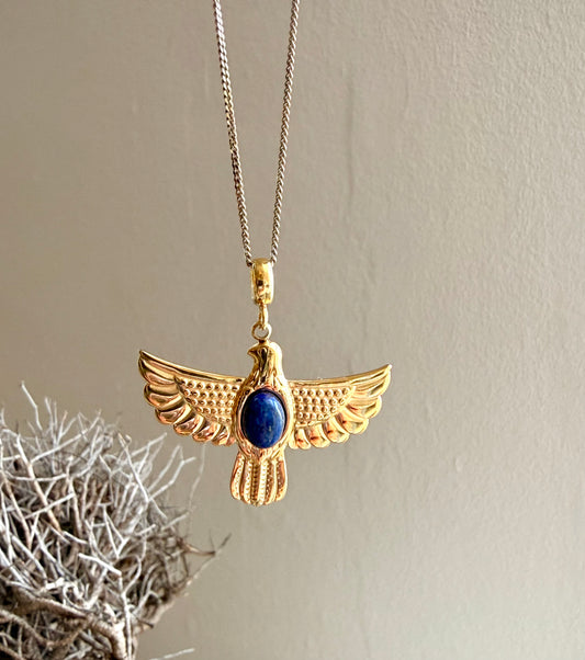 Royal Vision – Adler-Anhänger mit Lapislazuli