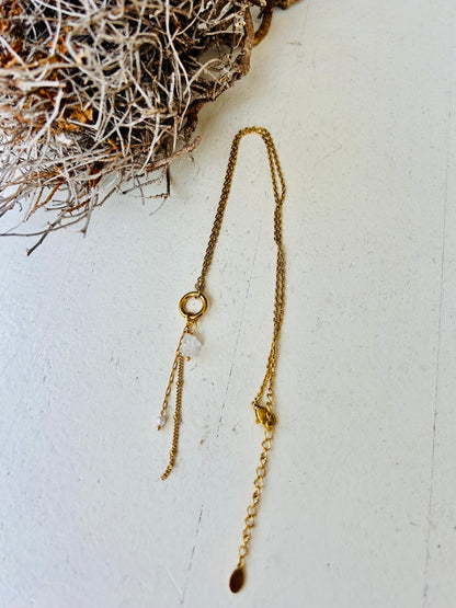 "Stellar Clarity" – Herkimer-Diamant Kette