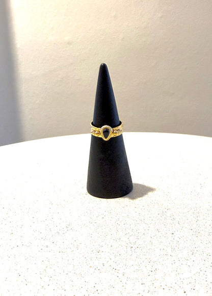 Midnight Nomad – Onyx-Ring