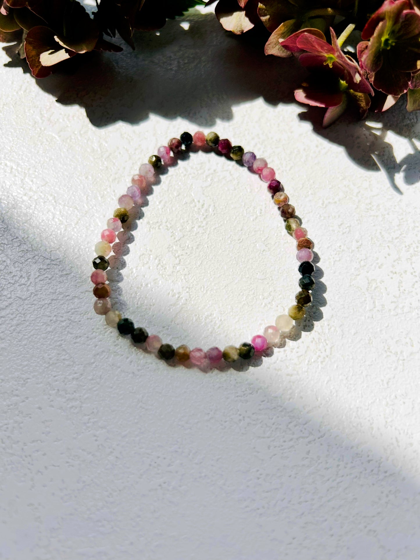 Turmalin bunt– facettiertes Armband