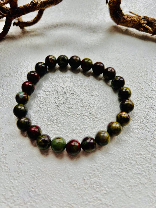 Drachenblut-Jaspis Armband