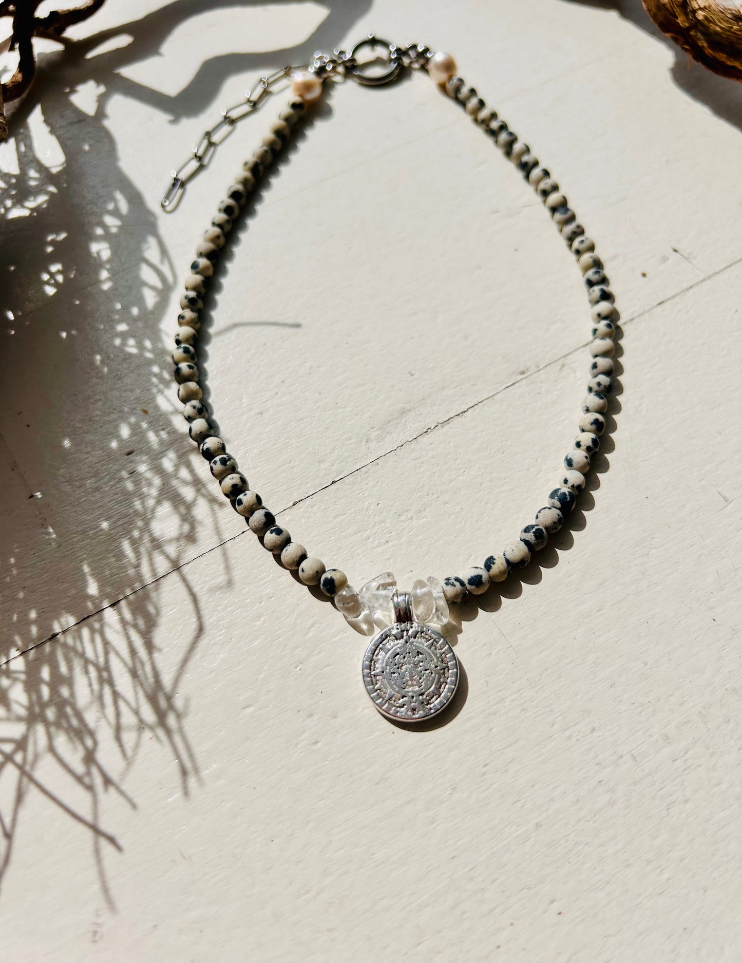 Cosmic Balance Kette | Dalmatiner Jaspis | 2 Längen