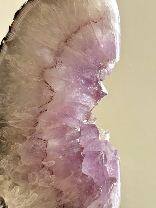 Amethyst Halbmond XL – 29 x 12 cm