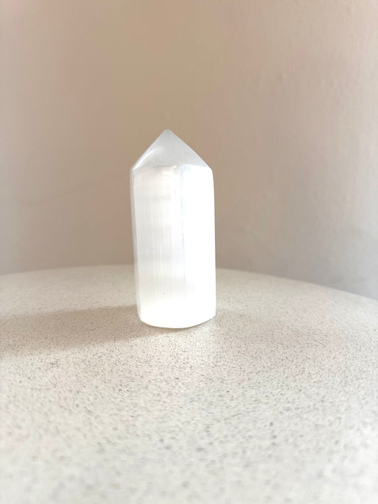 Selenit Meditationsspitze