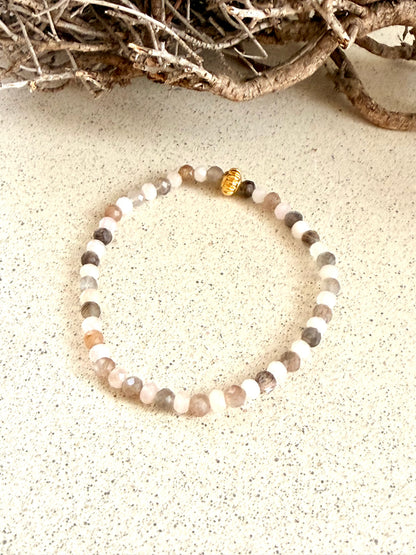 Rhiannon - Armband | Mondstein Morganit Kunzit Armband