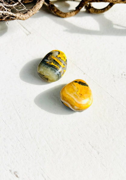 Bumblebee Stein – gebohrt (ca. 3 cm)