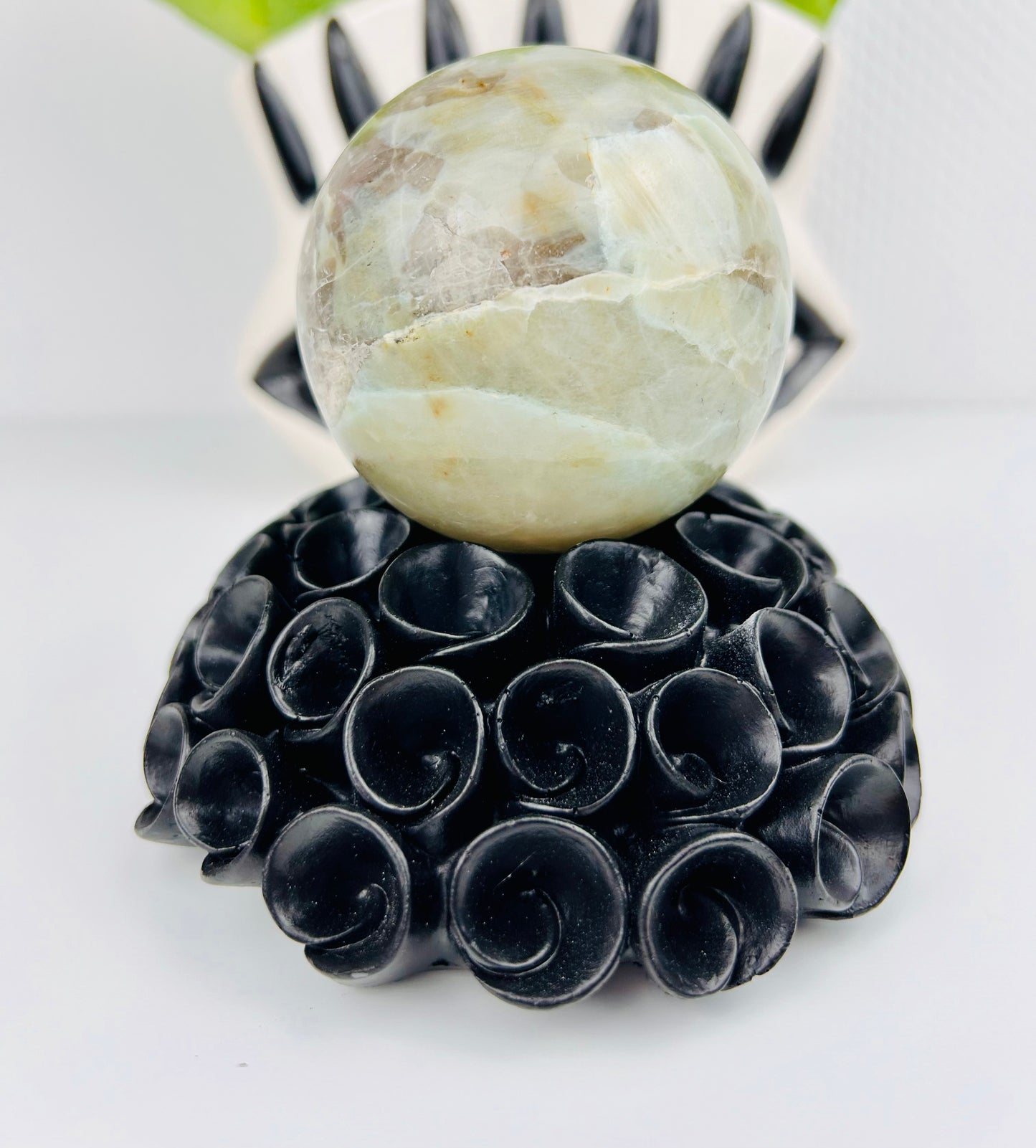 Kugelhalter für Mineralien/ Teelichthalter
