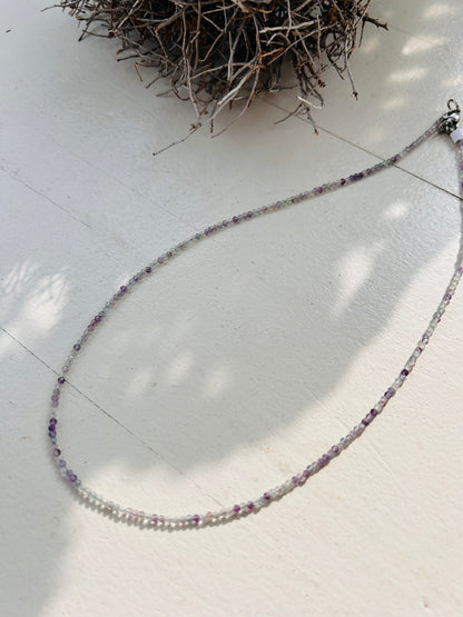 Fluorit – Zarte Edelstein-Kette