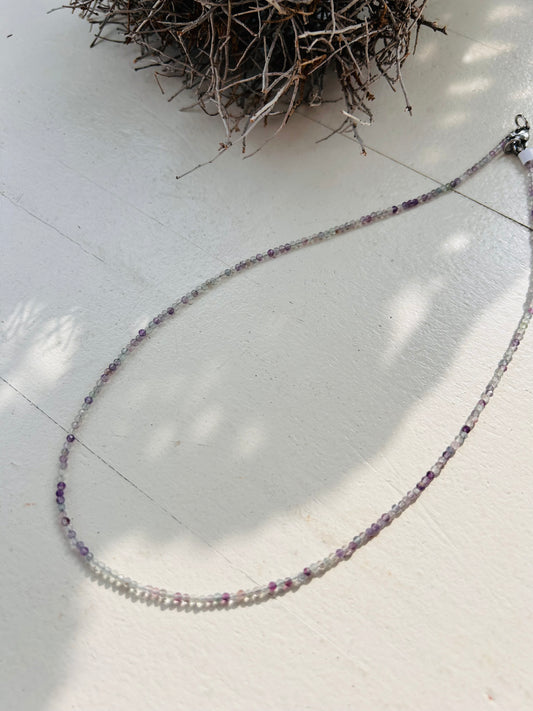 Fluorit – Zarte Edelstein-Kette