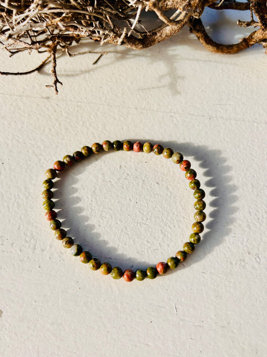 Epidot Armband