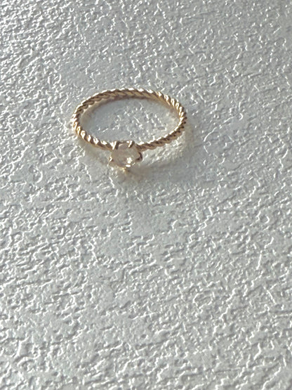 Lunéa Silberrring 18 ct vergoldet