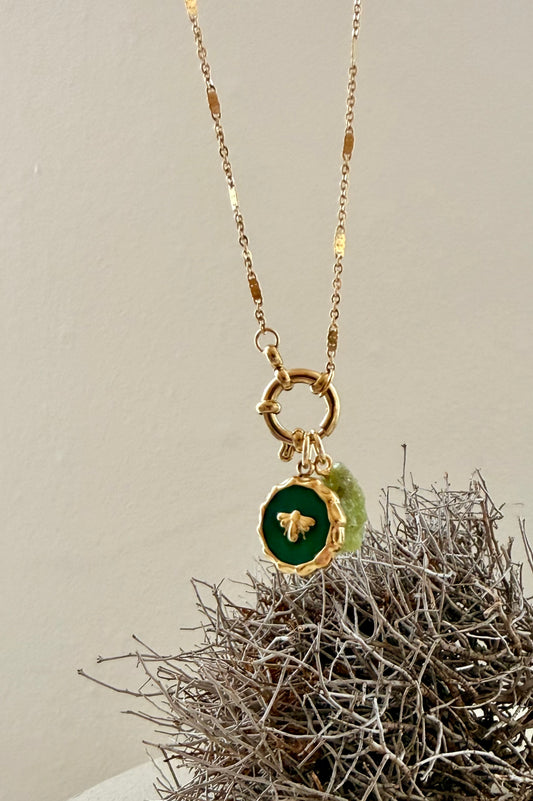 Golden Hive - Peridot Kette  |  Einzelstücke