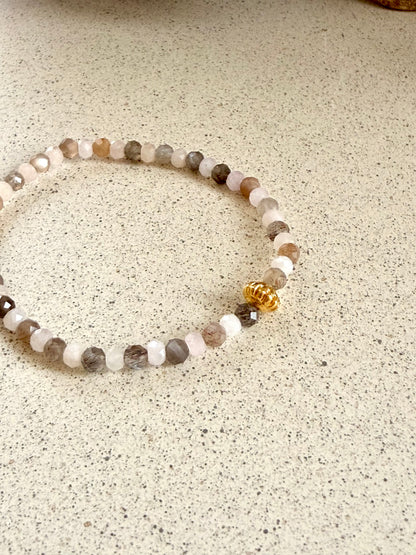 Rhiannon - Armband | Mondstein Morganit Kunzit Armband