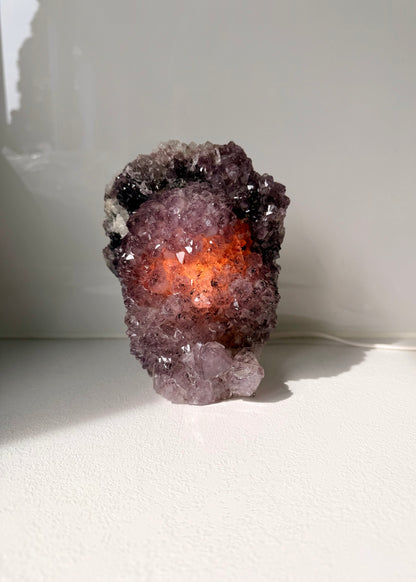Amethyst-Drusen-Lampen