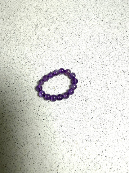 Perlenring auf Gummizug | verschiede Steinsorten