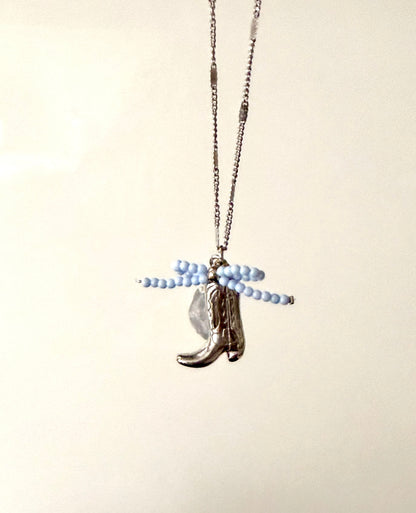 Beth · Ranch Girl Kette mit Coelestin | Limited Edition