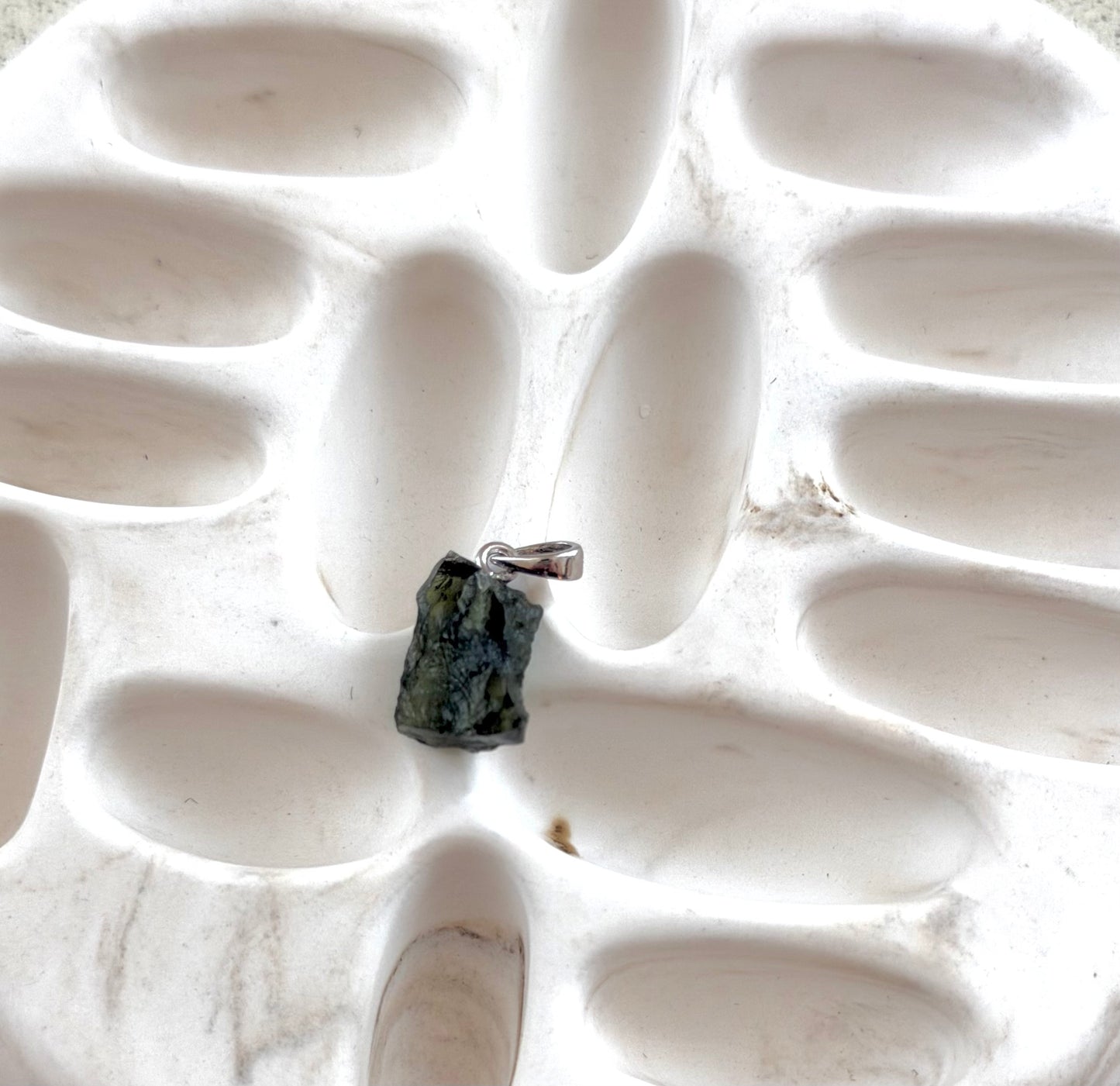 Moldavit Anhänger | Verschiedene Größen