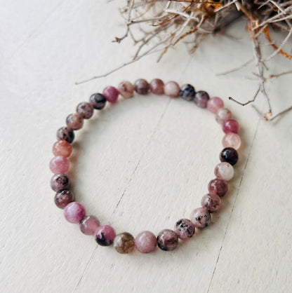 Erdbeerquarz Armband