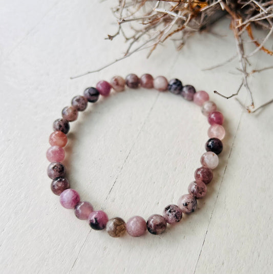 Erdbeerquarz Armband